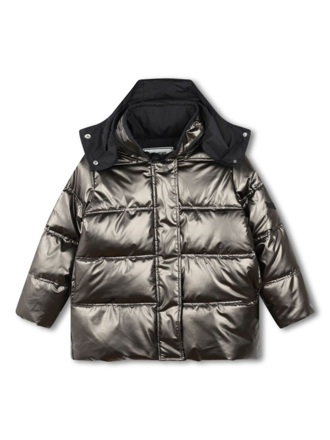 Детская куртка-пуховик с капюшоном и металлическим эффектом Zadig & Voltaire Kids, металлик
Детская куртка-пуховик с капюшоном и металлическим эффектом Zadig & Voltaire Kids, металлик