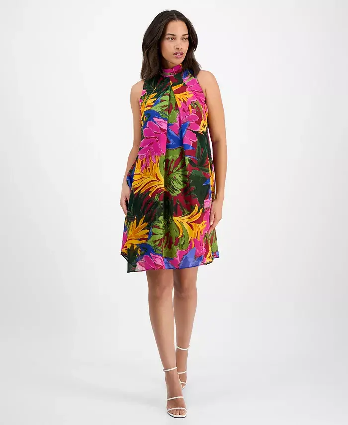 Женское платье-трапеция с принтом и воротником-стойкой Robbie Bee, мультиколор
Женское платье-трапеция с принтом и воротником-стойкой Robbie Bee, мультиколор