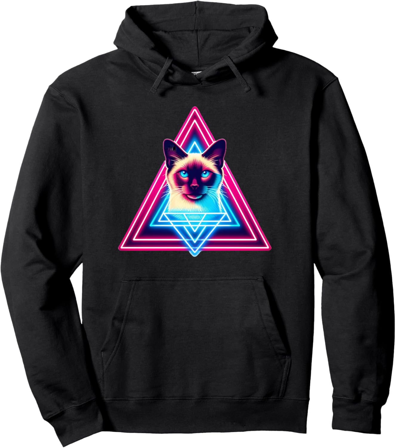 Худи в стиле ретро с треугольной пирамидой и котом-сиамской кошкой Retro Triangle Cat Collection, черный
Худи в стиле ретро с треугольной пирамидой и котом-сиамской кошкой Retro Triangle Cat Collection, черный