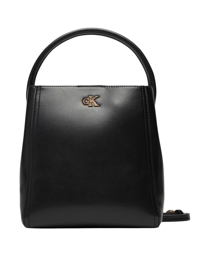 Сумка-Ведро с фурнитурой с монограммой Calvin Klein, черный
Сумка-Ведро с фурнитурой с монограммой Calvin Klein, черный