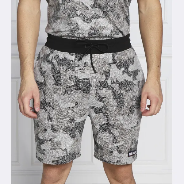 Шорты стандартного кроя Boss x nba slam_camo Boss, серый 
Шорты стандартного кроя Boss x nba slam_camo Boss, серый