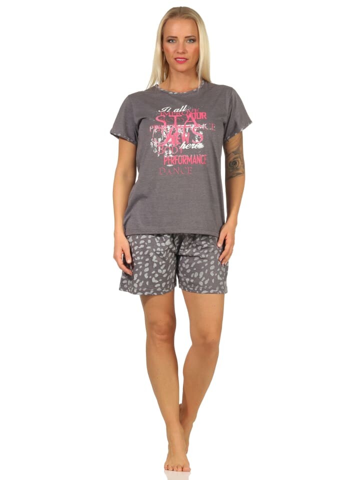 Пижама NORMANN kurzarm Shorty und kurzer Hose, серый
Пижама NORMANN kurzarm Shorty und kurzer Hose, серый