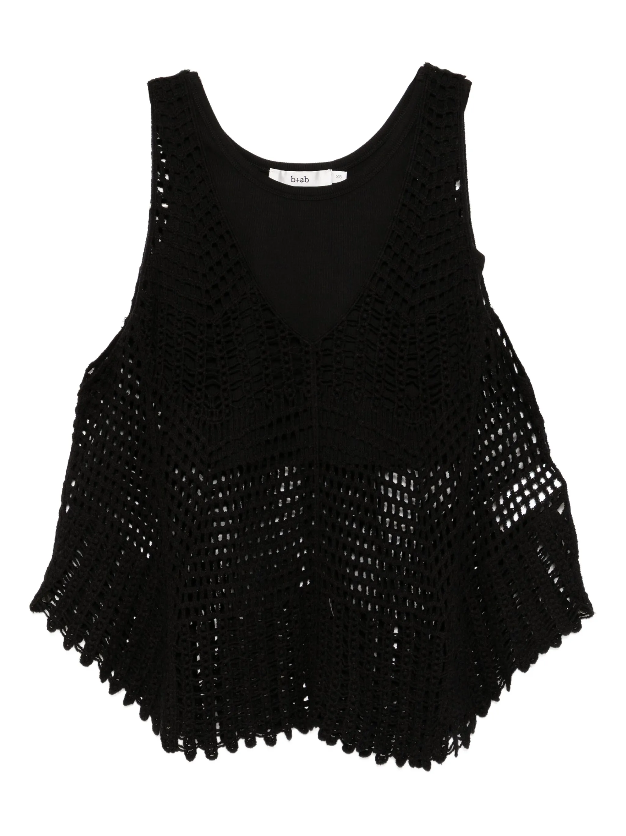 Топ в технике кроше B+Ab, черный
Топ в технике кроше B+Ab, черный