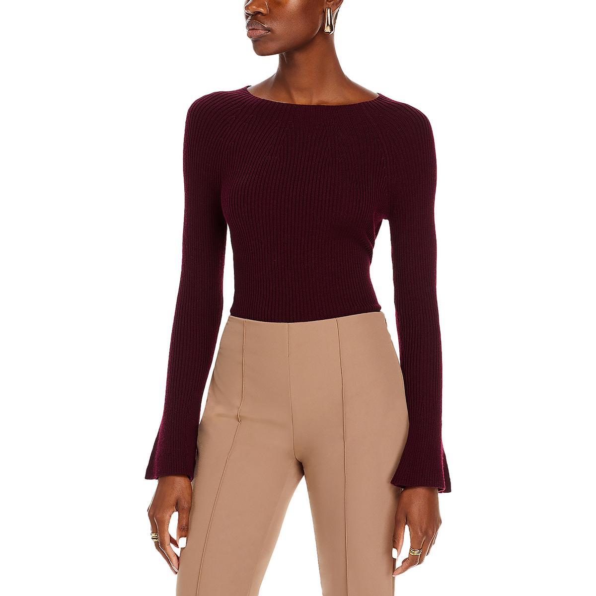 Женский свитер-пуловер с круглым вырезом и ребристой отделкой Kobi Halperin, цвет wine
Женский свитер-пуловер с круглым вырезом и ребристой отделкой Kobi Halperin, цвет wine