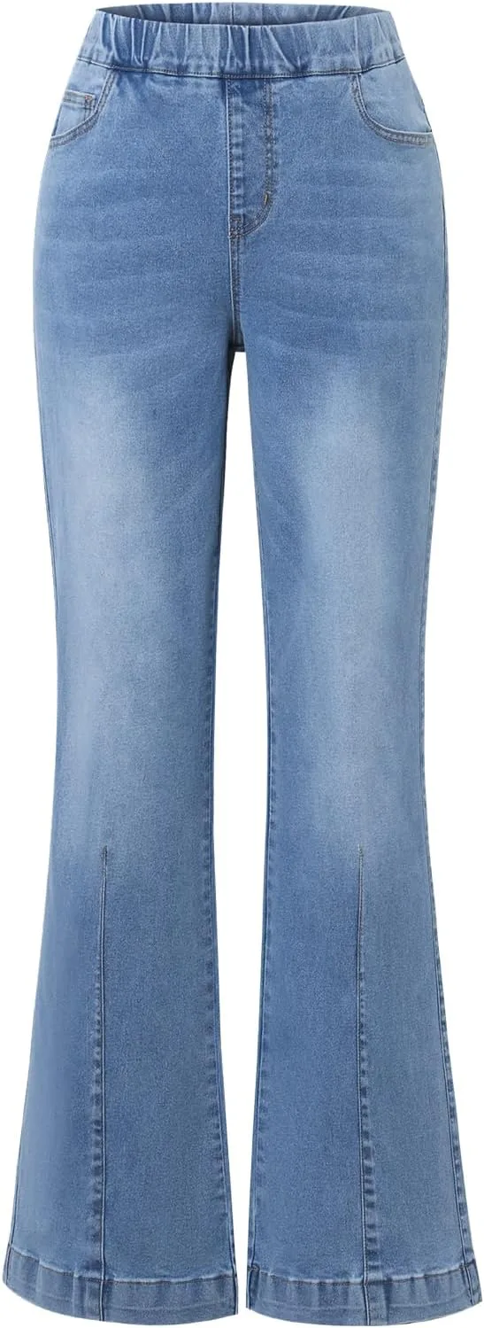 Женские джинсы с высокой посадкой и эластичным поясом
Женские джинсы с высокой посадкой и эластичным поясом