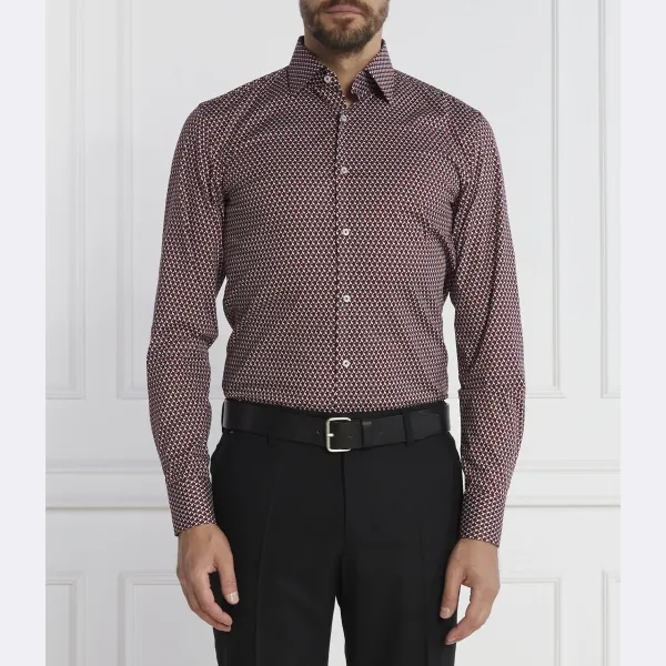 Рубашка узкого кроя Boss, бургунди
Рубашка узкого кроя Boss, бургунди