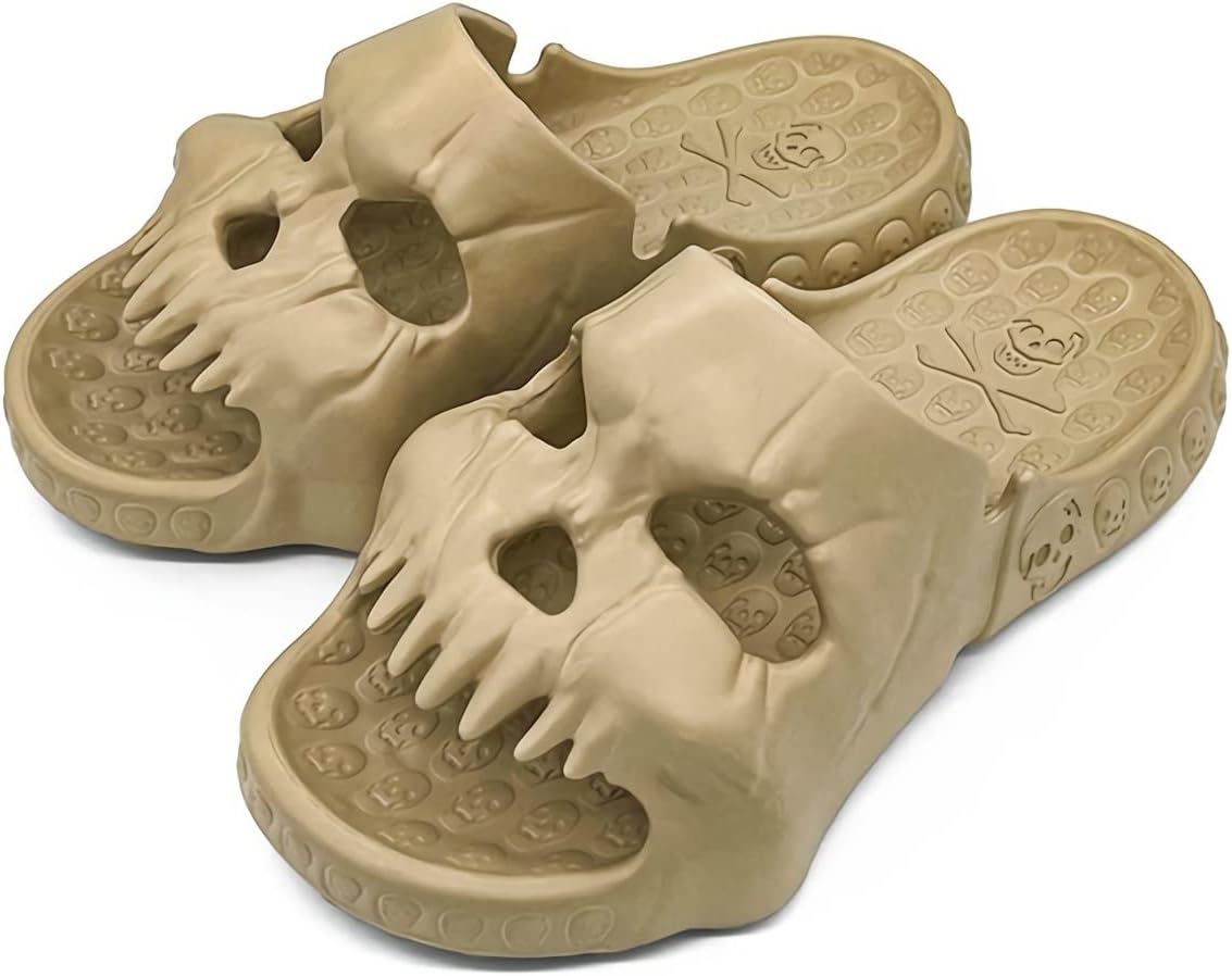 Сланцы с дизайном черепа lunhaifi на одной полоске, 2023 года, новые с толстой EVA подошвой, уникальные пляжные сандалии для пар для женщин и мужчин (38-39, белые)
Сланцы с дизайном черепа lunhaifi на одной полоске, 2023 года, новые с толстой EVA подошвой, уникальные пляжные сандалии для пар для женщин и мужчин (38-39, белые)