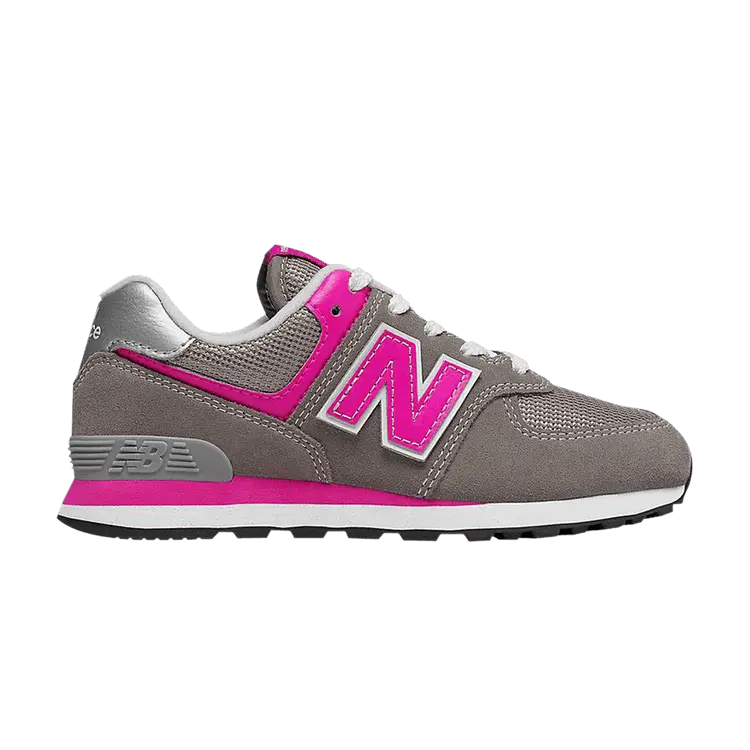 Кроссовки New Balance 574 Core Kids 'Grey Pink', серый 
Кроссовки New Balance 574 Core Kids 'Grey Pink', серый
