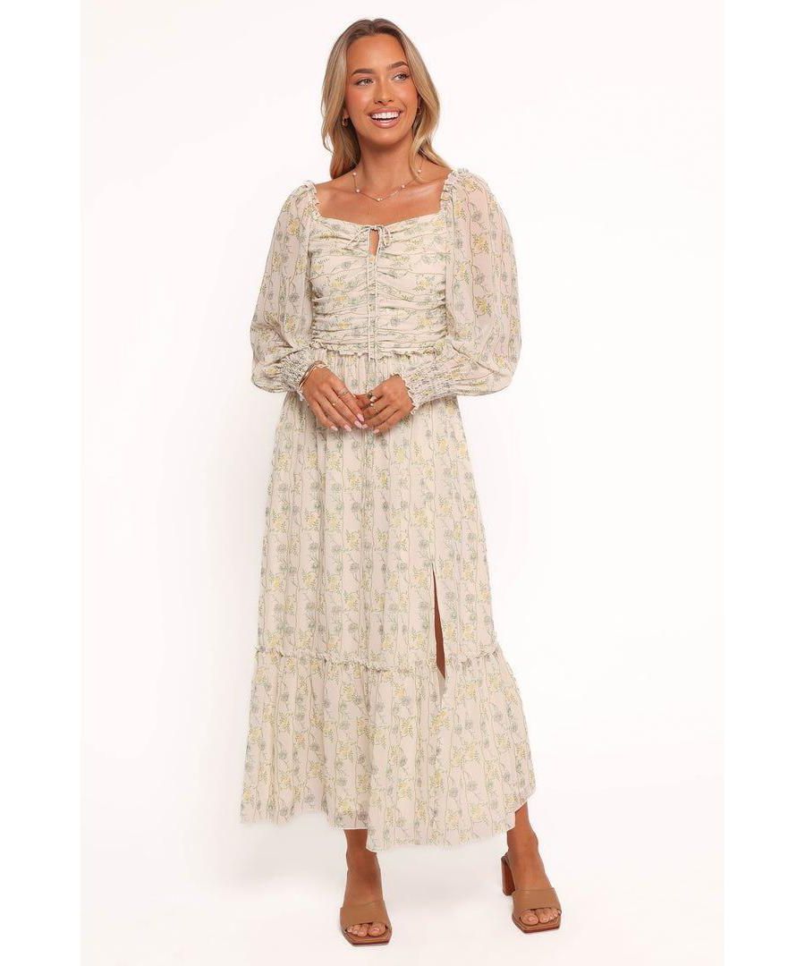 Женское длинное платье-макси Keziah с длинными рукавами, желтое с цветочным принтом Petal and Pup, Yellow floral
Женское длинное платье-макси Keziah с длинными рукавами, желтое с цветочным принтом Petal and Pup, Yellow floral