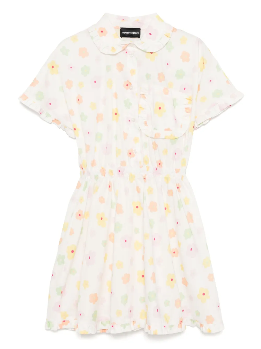 Платье с цветочным принтом Emporio Armani Kids, белый
Платье с цветочным принтом Emporio Armani Kids, белый