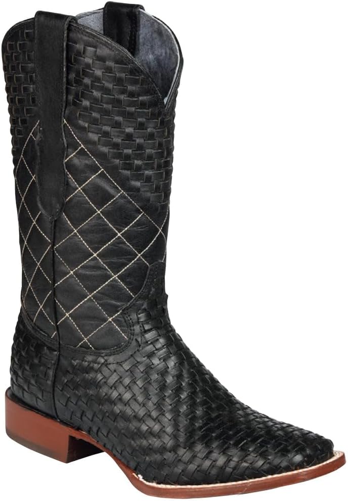 Мужские ковбойские сапоги Nuestratradicionmex Rodeo с квадратным носком, кожа Petatillo, стиль вестерн, черный
Мужские ковбойские сапоги Nuestratradicionmex Rodeo с квадратным носком, кожа Petatillo, стиль вестерн, черный