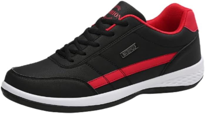 Мужские кроссовки низкие однотонные - модные повседневные ботинки на шнуровке из синтетической кожи с подошвой из ЭВА, стелькой из комфортной ткани и противоскользящим дизайном для прогулок на улице, парка и занятий в спортзале Clolinde, черный
Мужские кроссовки низкие однотонные - модные повседневные ботинки на шнуровке из синтетической кожи с подошвой из ЭВА, стелькой из комфортной ткани и противоскользящим дизайном для прогулок на улице, парка и занятий в спортзале Clolinde, черный