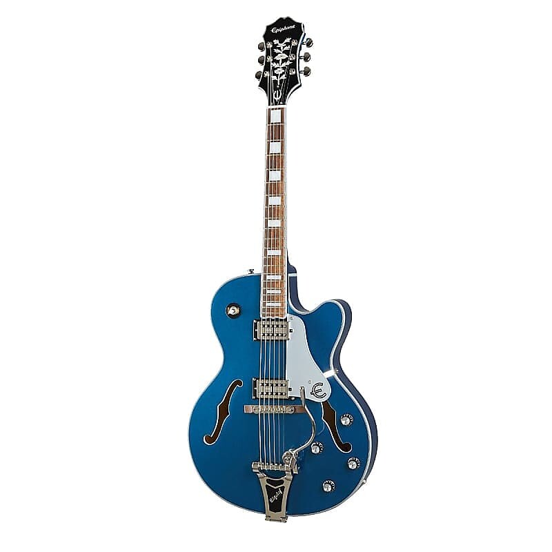 Электрогитара Epiphone Emperor Swingster Hollowbody - Delta Blue Metallic
Электрогитара Epiphone Emperor Swingster Hollowbody - Delta Blue Metallic