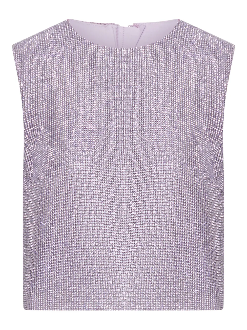 Топ без рукавов с кристаллами и кольчугой Self-Portrait, фиолетовый
Топ без рукавов с кристаллами и кольчугой Self-Portrait, фиолетовый