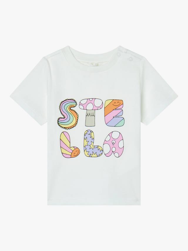 Детская хлопчатобумажная футболка с надписью woodland Stella McCartney Kids, белый/разноцветный
Детская хлопчатобумажная футболка с надписью woodland Stella McCartney Kids, белый/разноцветный