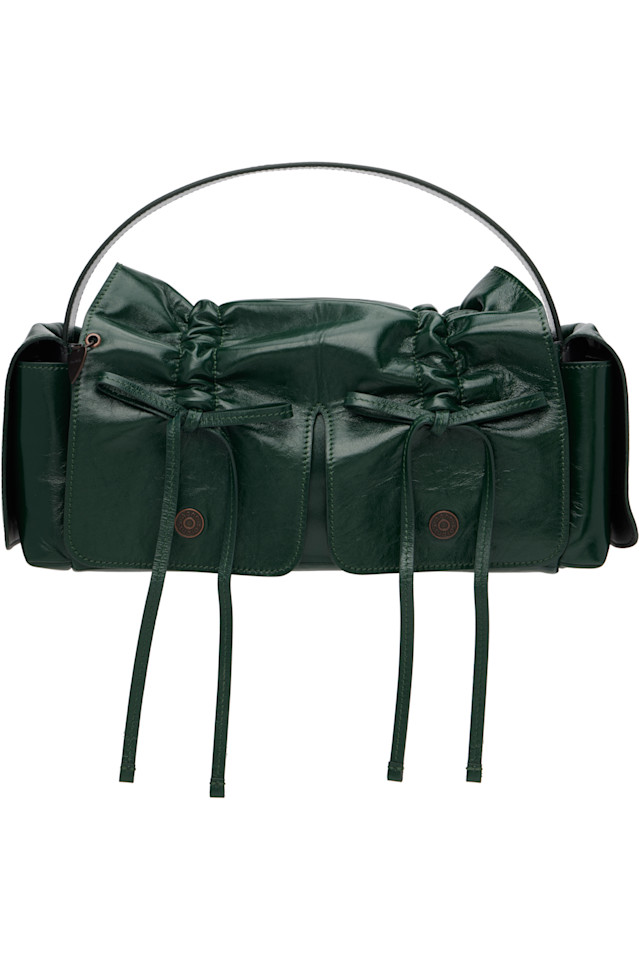 Acne Studios Зеленая сумка с множеством карманов
Acne Studios Зеленая сумка с множеством карманов