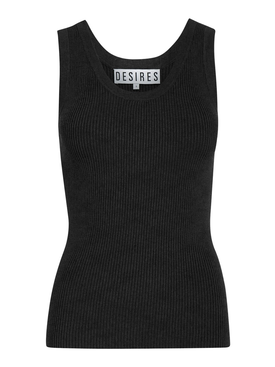Вязаный топ DESIRES Aneli, черный 
Вязаный топ DESIRES Aneli, черный