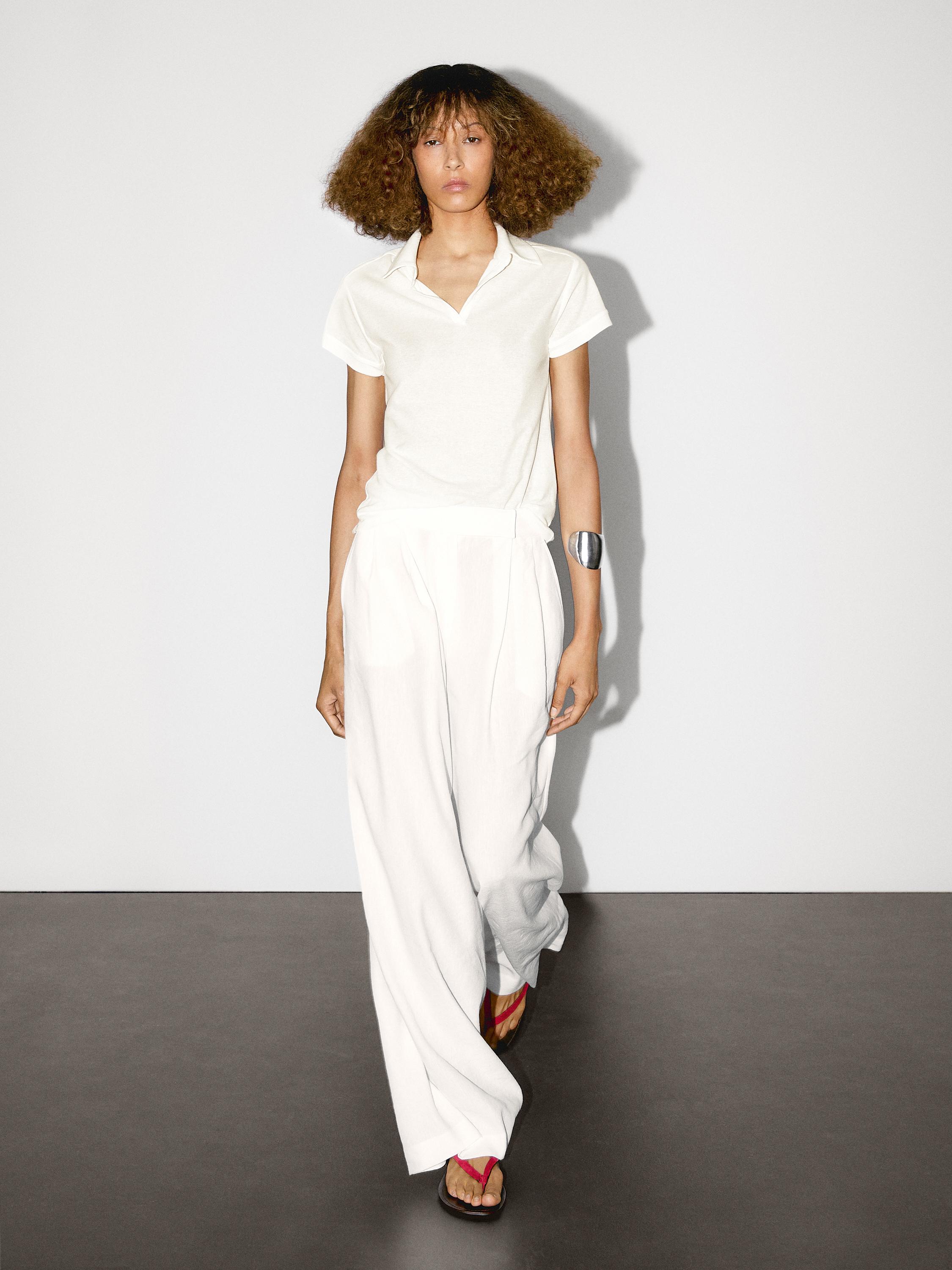 Рубашка-Поло с короткими рукавами из 100% хлопка Massimo Dutti, кремовый
Рубашка-Поло с короткими рукавами из 100% хлопка Massimo Dutti, кремовый