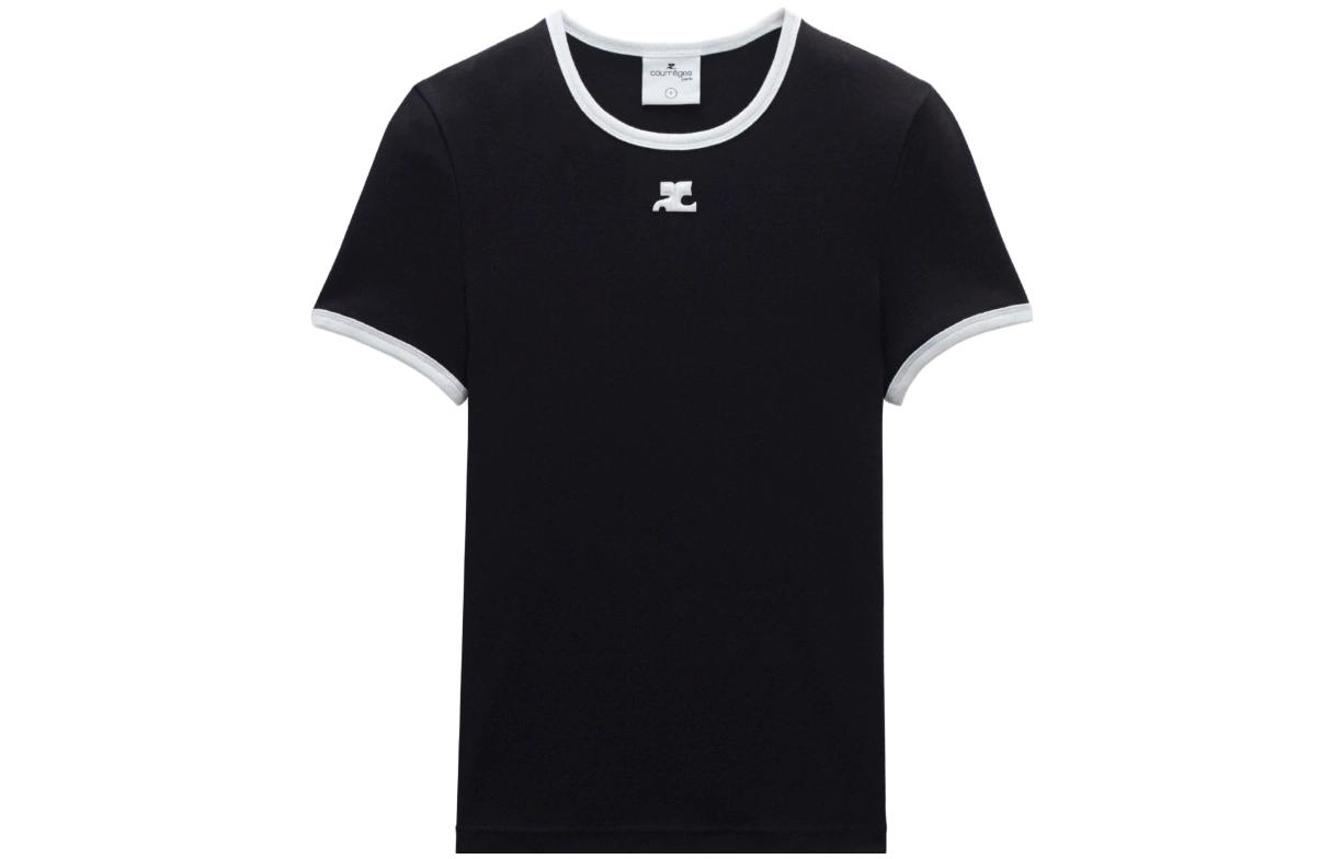 COURREGES Футболка Courrèges Bumpy Contrast 'Black/Heritage White', Белый, COURREGES Футболка Courrèges Bumpy Contrast 'Black/Heritage White'
COURREGES Футболка Courrèges Bumpy Contrast 'Black/Heritage White', Белый, COURREGES Футболка Courrèges Bumpy Contrast 'Black/Heritage White'