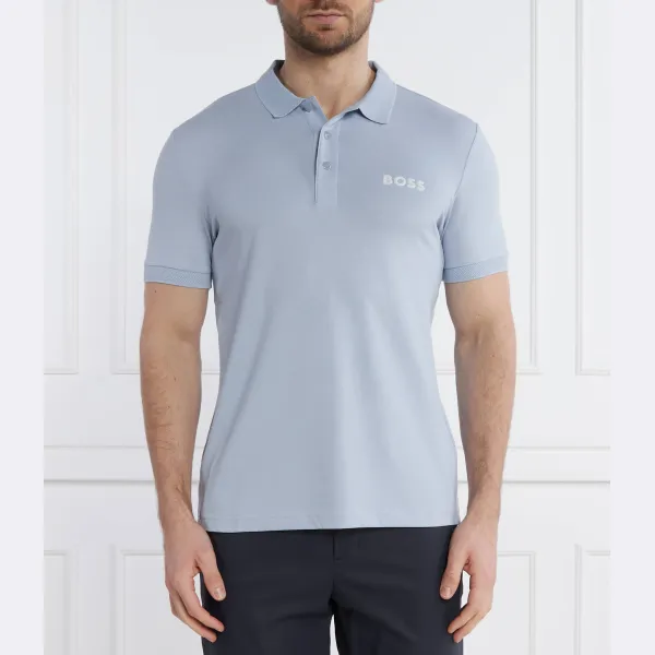 Рубашка-Поло приталенного кроя Paule Boss, синий
Рубашка-Поло приталенного кроя Paule Boss, синий