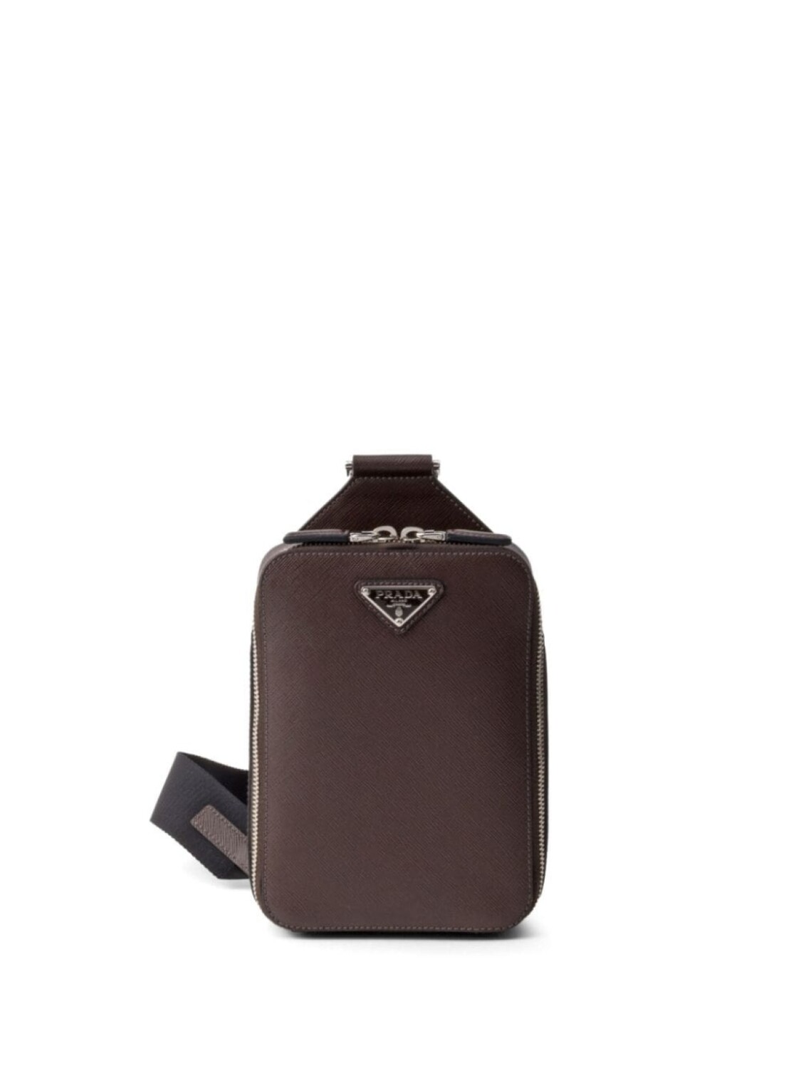 Сумка из сафьяновой кожи Brique Prada, коричневый
Сумка из сафьяновой кожи Brique Prada, коричневый