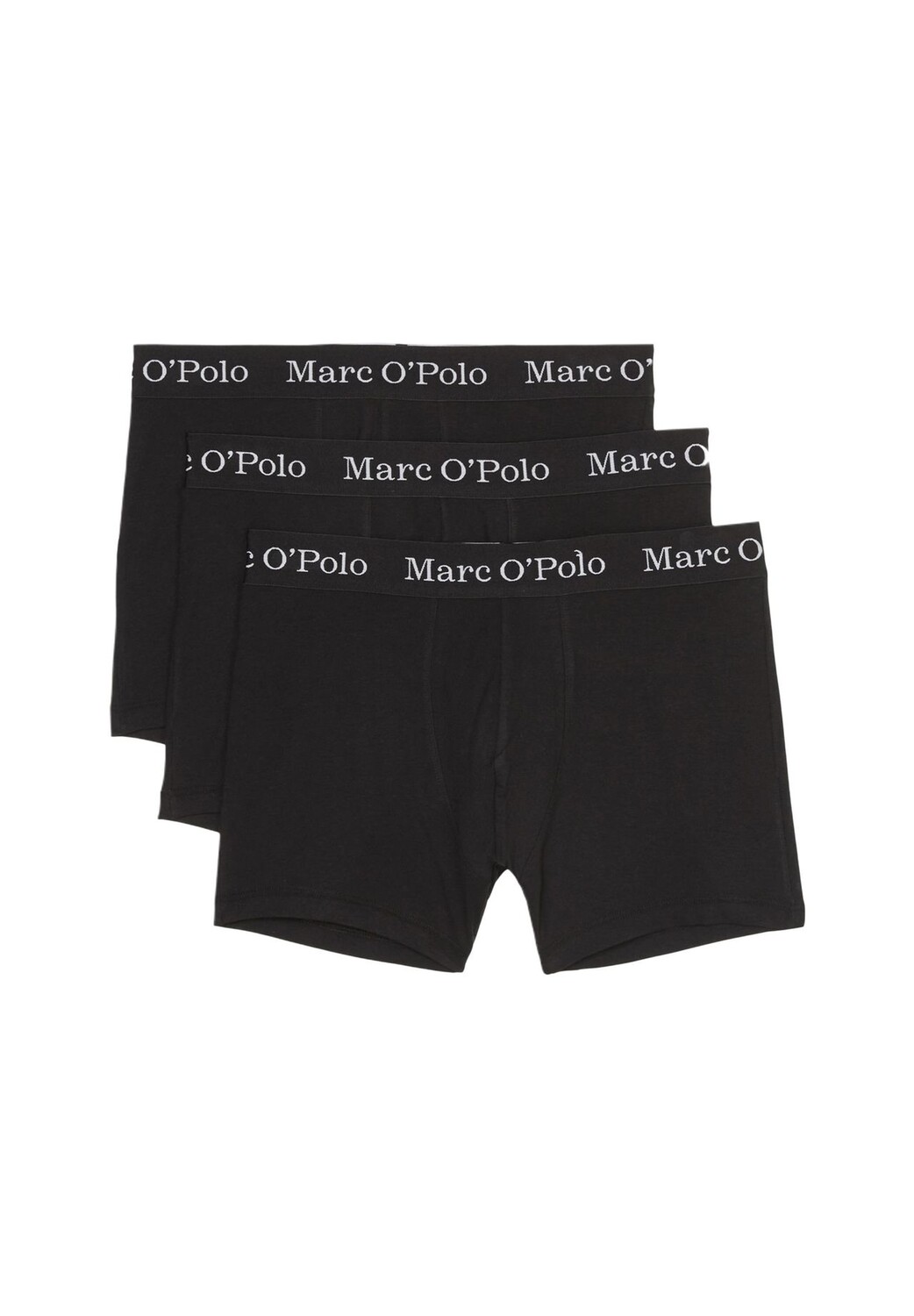 Длинные шорты/брюки: набор из 3 элементов органического хлопка Marc O'Polo, черный
