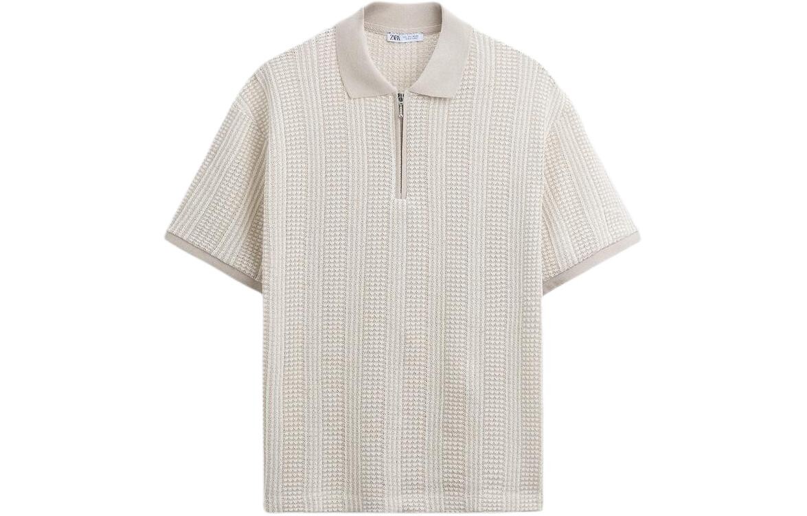 Рубашка поло мужская бежевая Zara, бежевый
Рубашка поло мужская бежевая Zara, бежевый