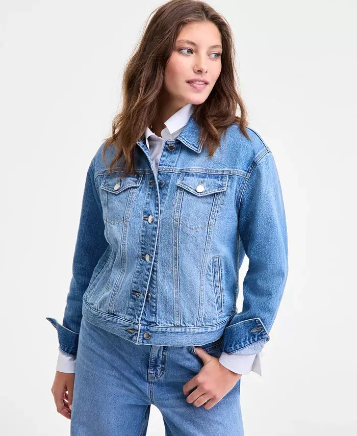 Женская современная джинсовая куртка Trucker On 34th, синий
Женская современная джинсовая куртка Trucker On 34th, синий