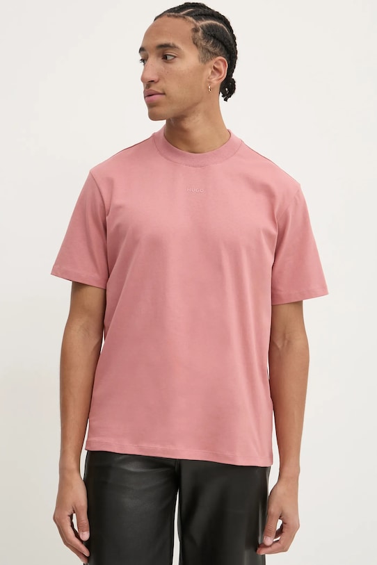 Хлопковая футболка Hugo, оранжевый
Хлопковая футболка Hugo, оранжевый