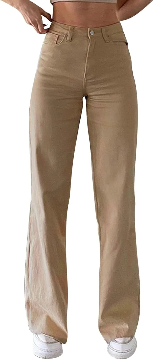 YOLAI женские джинсы casual прямые свободные на высокой талии
YOLAI женские джинсы casual прямые свободные на высокой талии