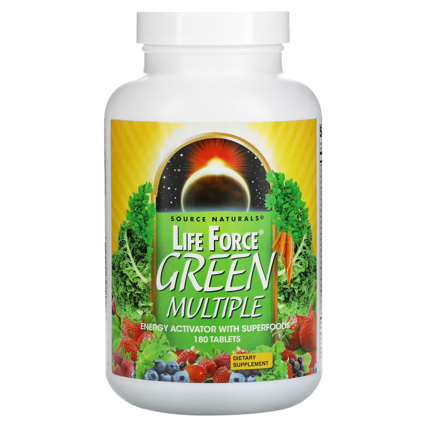Source Naturals, Life Force, Green Multiple, 180 таблеток
Source Naturals, Life Force, Green Multiple, 180 таблеток