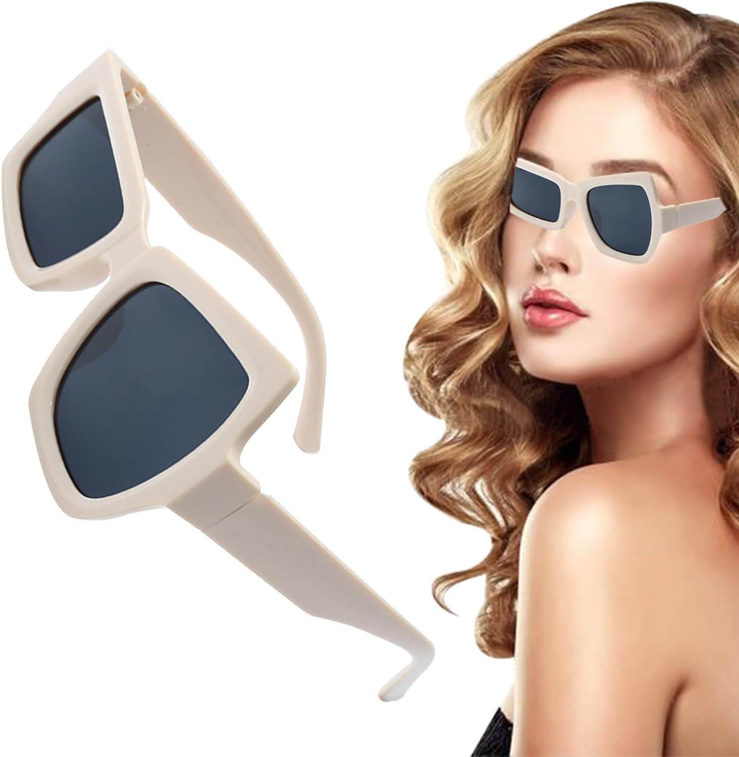 Мужские солнцезащитные очки, стильные очки неправильной формы | Модные солнцезащитные очки с защитой от УФ-излучения для женщин, для принятия солнечных ванн, походов и путешествий Generic, Beige Frame Gray Piece
Мужские солнцезащитные очки, стильные очки неправильной формы | Модные солнцезащитные очки с защитой от УФ-излучения для женщин, для принятия солнечных ванн, походов и путешествий Generic, Beige Frame Gray Piece