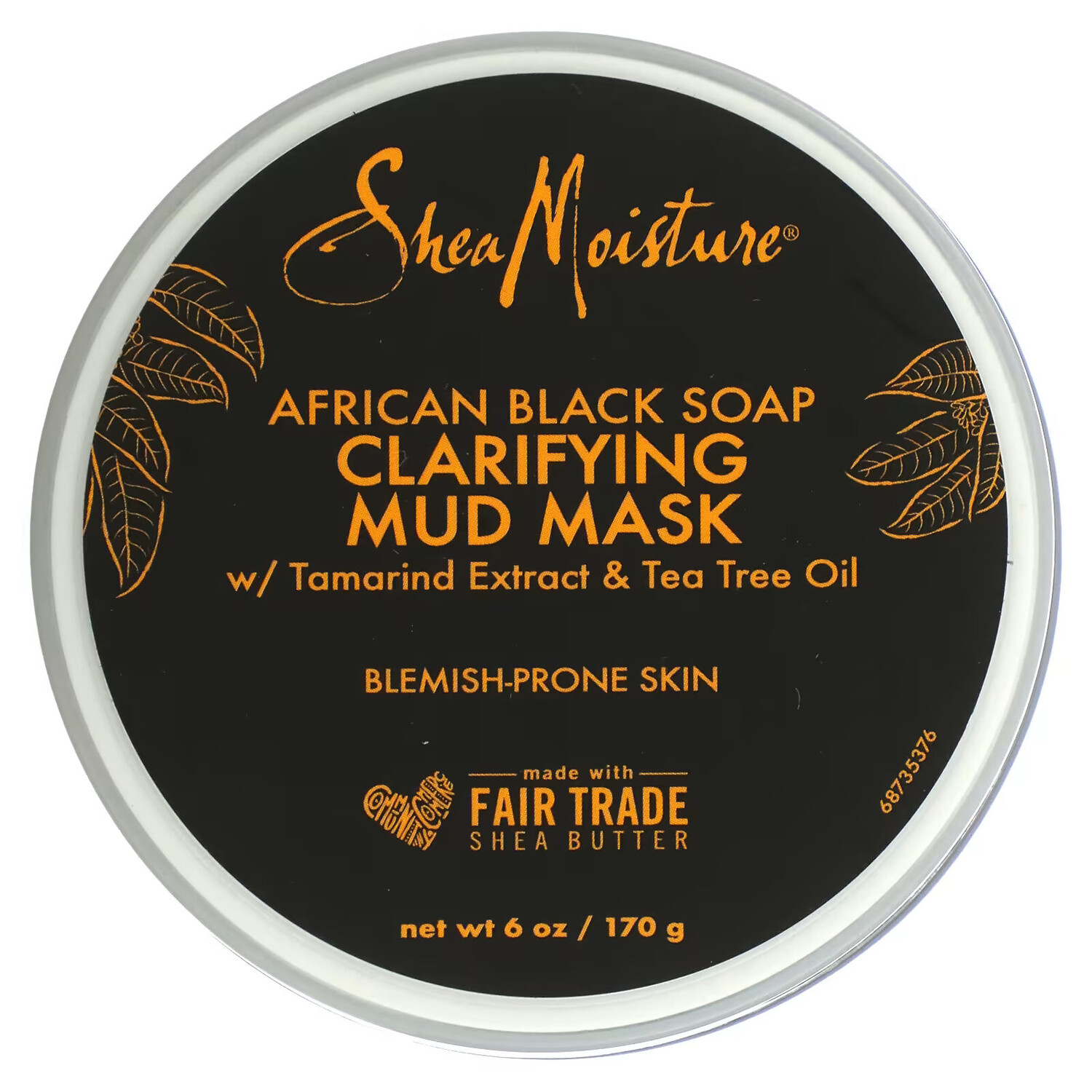 SheaMoisture, очищающая грязевая маска, африканское черное мыло, 170 г (6 унций)
SheaMoisture, очищающая грязевая маска, африканское черное мыло, 170 г (6 унций)