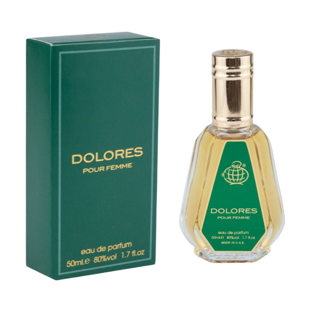 Парфюмерная вода Fragrance World Dolores Pour Femme
Парфюмерная вода Fragrance World Dolores Pour Femme