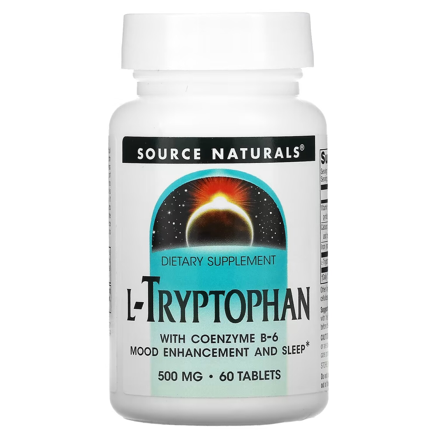 Source Naturals L-триптофан с витамином В6 в коэнзимной форме 500 мг, 60 таблеток
Source Naturals L-триптофан с витамином В6 в коэнзимной форме 500 мг, 60 таблеток