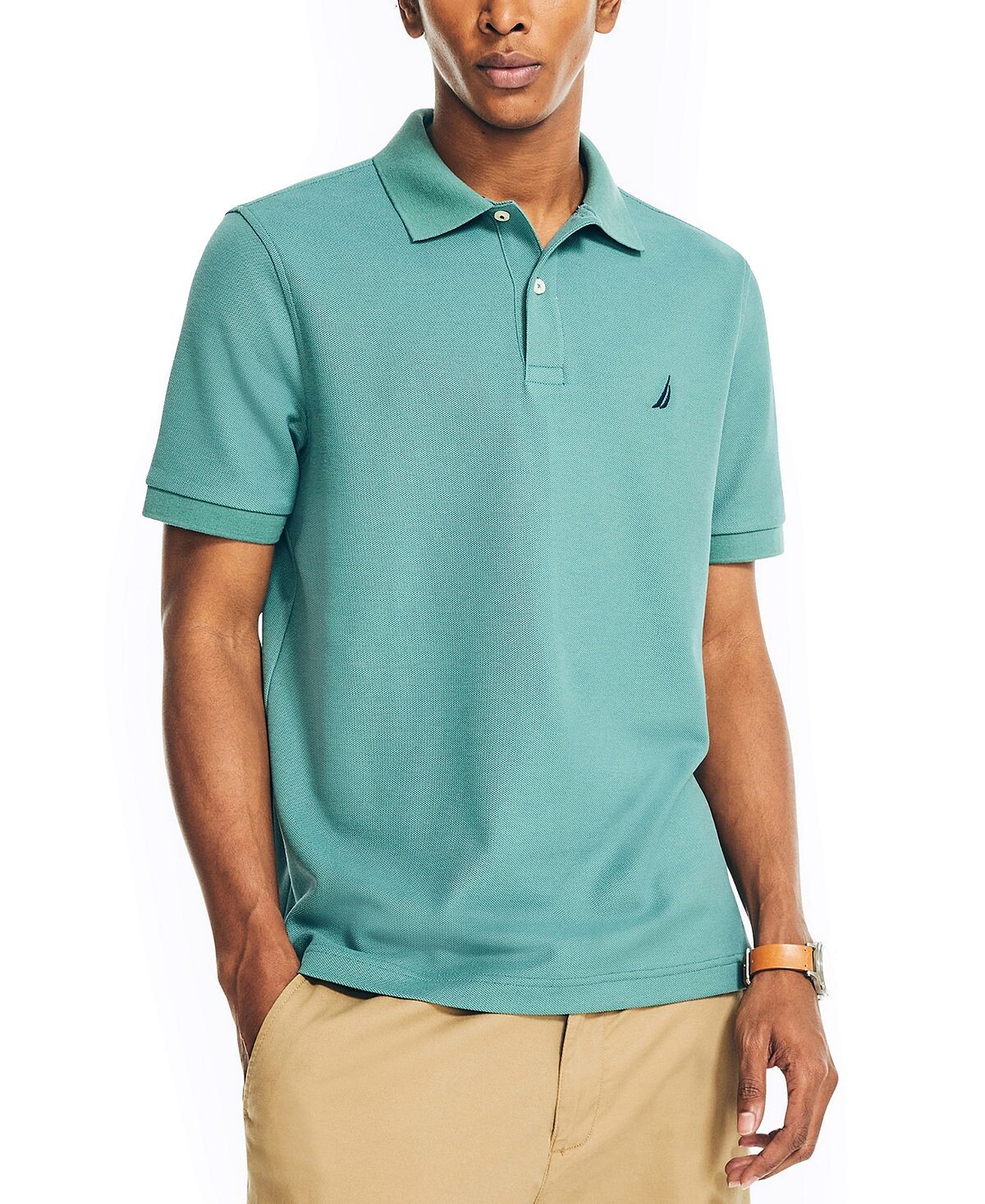 Мужская рубашка поло классического кроя, изготовленная из экологически чистых материалов Nautica, мульти
Мужская рубашка поло классического кроя, изготовленная из экологически чистых материалов Nautica, мульти