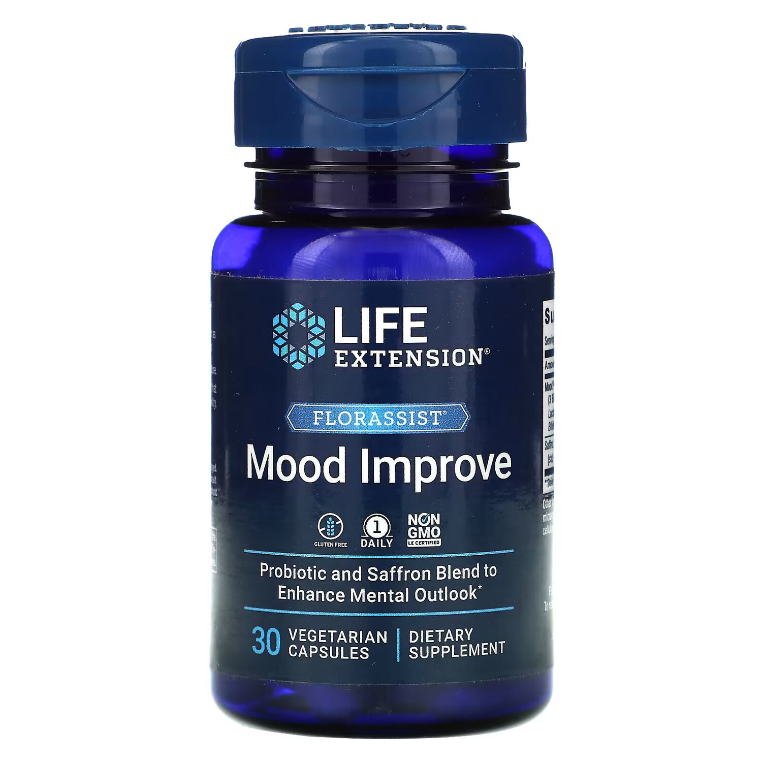 Life Extension, FLORASSIST, комплекс для улучшение настроения, 30 вегетарианских капсул
Life Extension, FLORASSIST, комплекс для улучшение настроения, 30 вегетарианских капсул