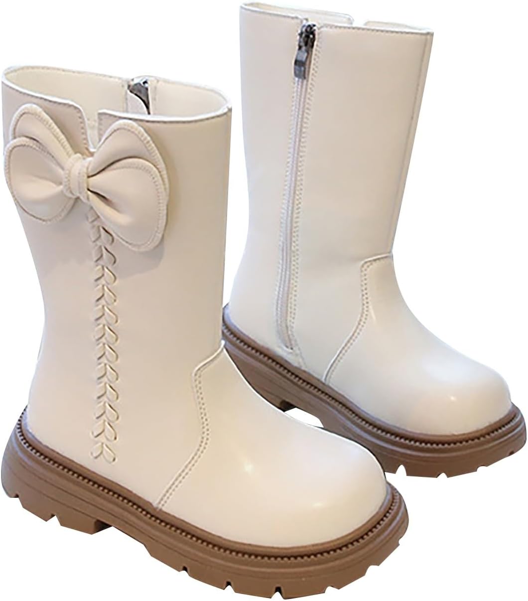 Детские ботильоны для девочек с боковой молнией, милым бантом, зимние снежные сапожки 2025 года, водонепроницаемые, с нескользящей подошвой, короткие, удобные, на массивной подошве, боевые ботинки Generic, #01 White
Детские ботильоны для девочек с боковой молнией, милым бантом, зимние снежные сапожки 2025 года, водонепроницаемые, с нескользящей подошвой, короткие, удобные, на массивной подошве, боевые ботинки Generic, #01 White