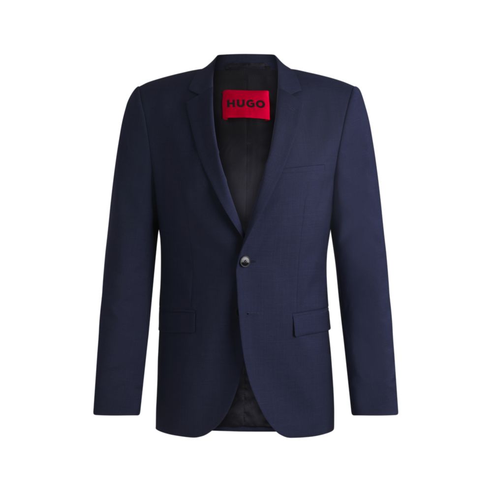 Пиджак очень облегающего кроя из меланжевой шерсти HUGO, темно-синий
Пиджак очень облегающего кроя из меланжевой шерсти HUGO, темно-синий