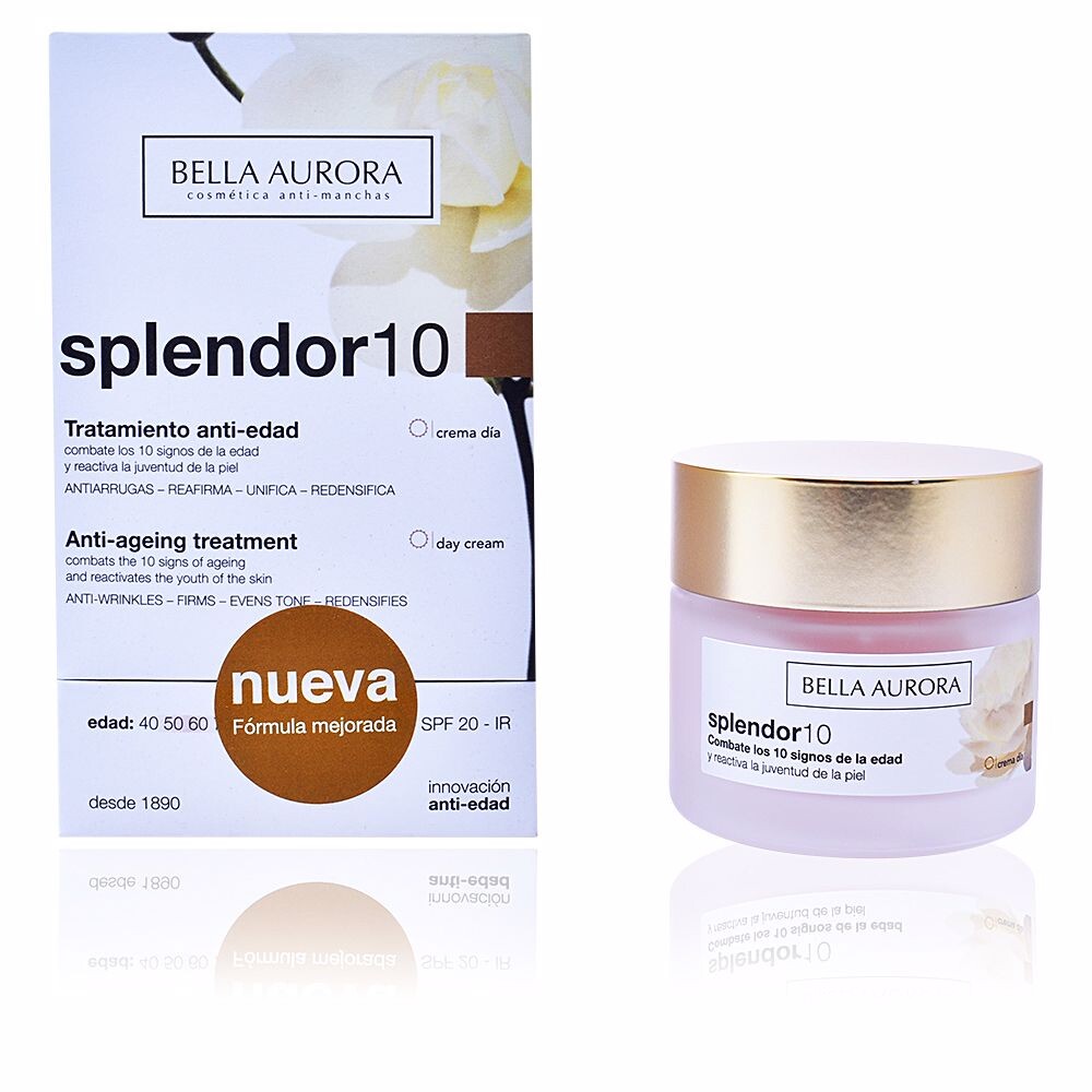 Крем против морщин Splendor 10 tratamiento anti-edad spf20 Bella aurora, 50 мл
Крем против морщин Splendor 10 tratamiento anti-edad spf20 Bella aurora, 50 мл