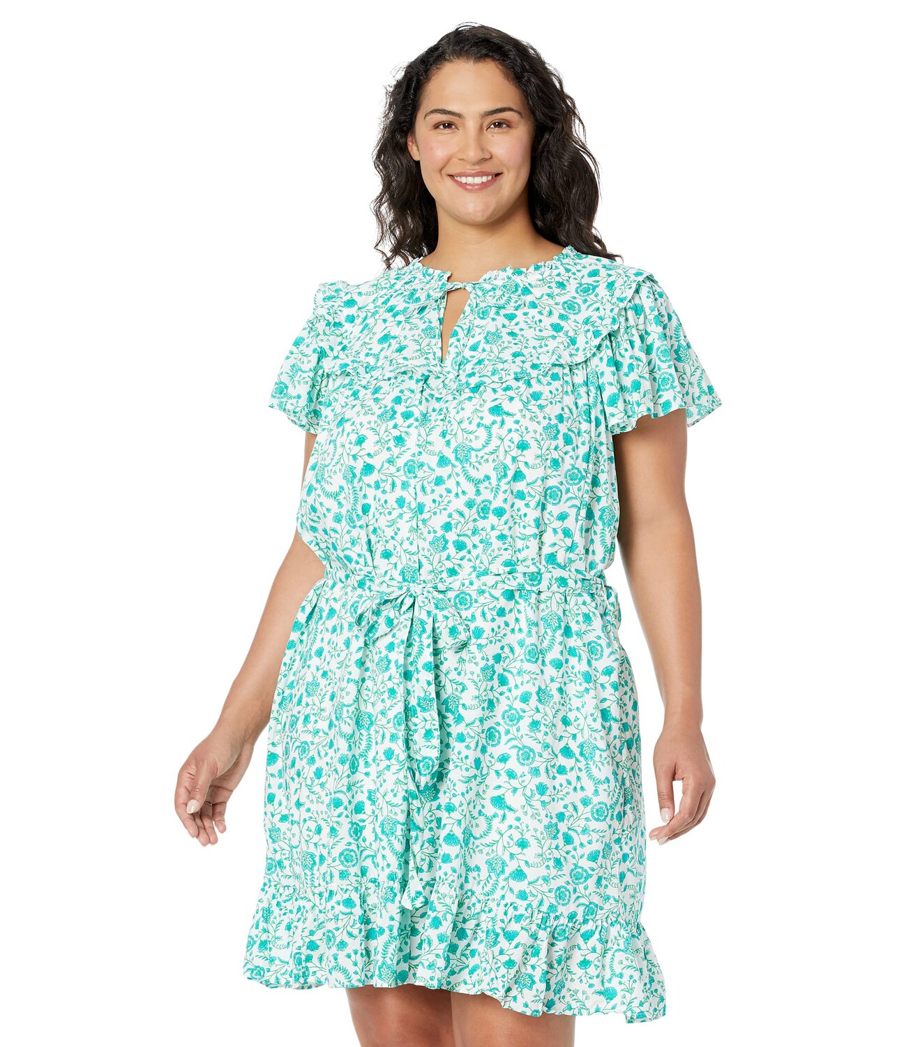 Платье Draper James, Plus Size Tie Waist Flutter Sleeve Dress in Woodblock Floral
Платье Draper James, Plus Size Tie Waist Flutter Sleeve Dress in Woodblock Floral