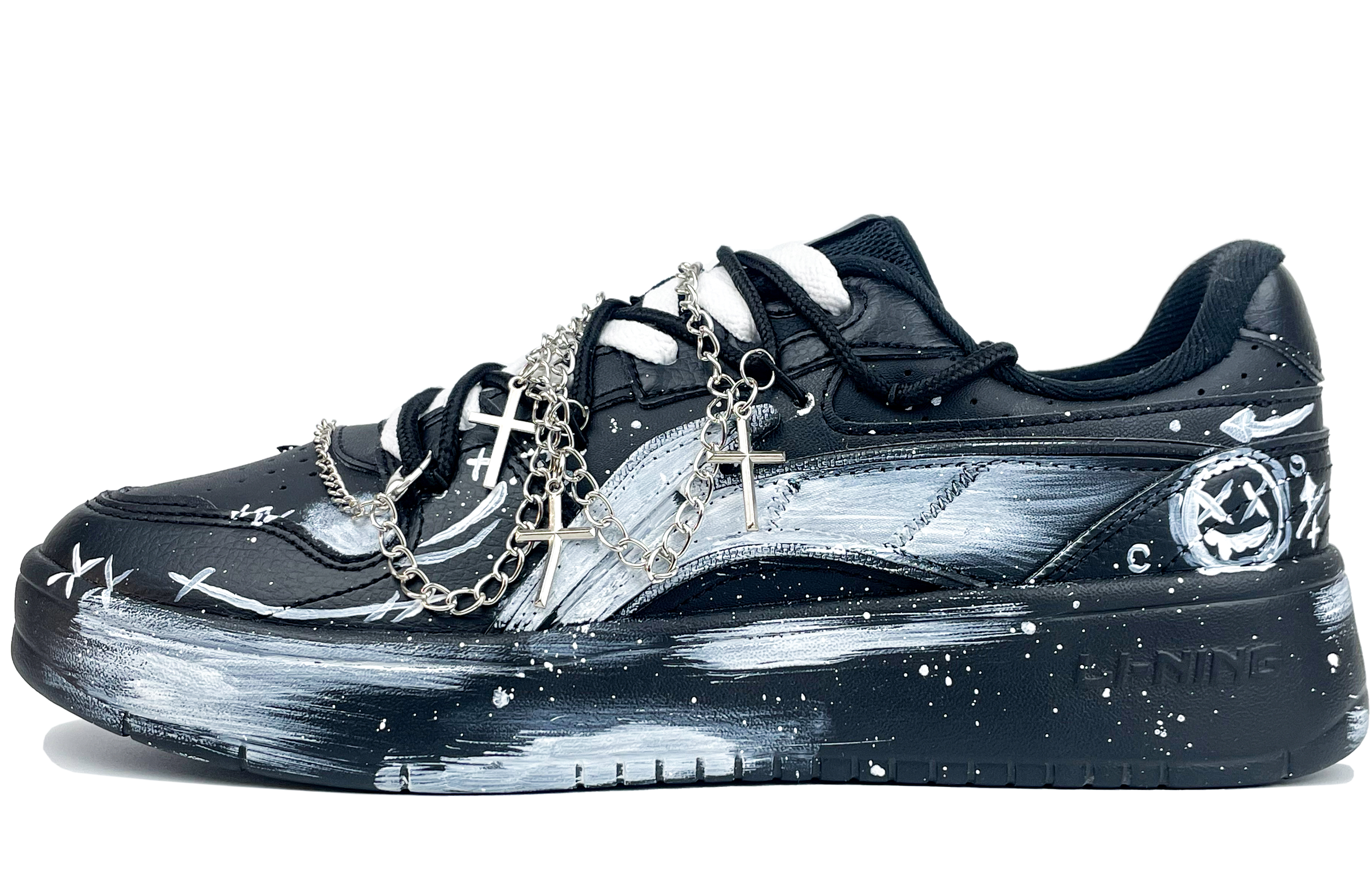 LINING Низкие кроссовки для скейтбординга Pontoon Boats с амортизацией, противоскользящие, износостойкие, мужские, черные
LINING Низкие кроссовки для скейтбординга Pontoon Boats с амортизацией, противоскользящие, износостойкие, мужские, черные