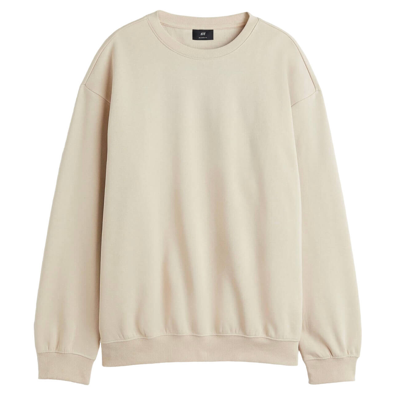 Свитшот H&M Relaxed Fit, светло-бежевый
Свитшот H&M Relaxed Fit, светло-бежевый
