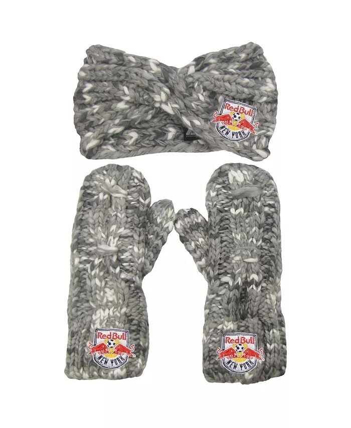 Женский серый комплект с повязкой на голову и варежками New York Red Bulls Marled Zoozatz, серый
Женский серый комплект с повязкой на голову и варежками New York Red Bulls Marled Zoozatz, серый