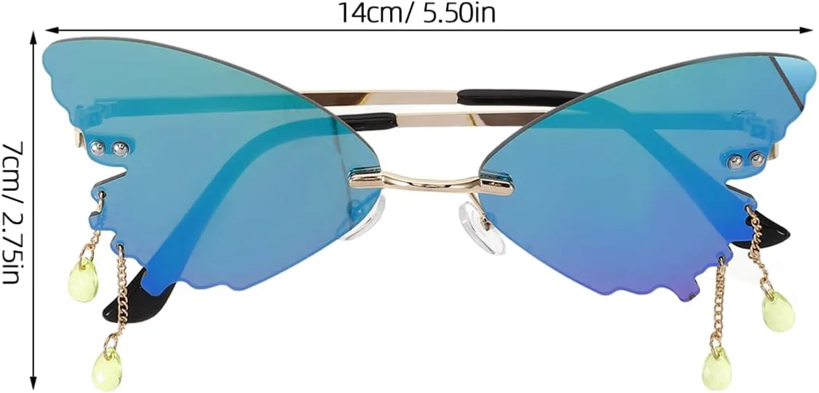 Солнцезащитные очки LIFKOME Beach Party Rimless Butterfly для женщин, милые и модные, с линзами для мероприятий, стильные очки для встреч на открытом воздухе, B
Солнцезащитные очки LIFKOME Beach Party Rimless Butterfly для женщин, милые и модные, с линзами для мероприятий, стильные очки для встреч на открытом воздухе, B