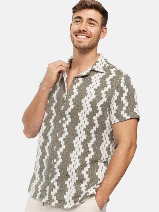 Рубашка с коротким рукавом incosby Indicode, хаки
Рубашка с коротким рукавом incosby Indicode, хаки