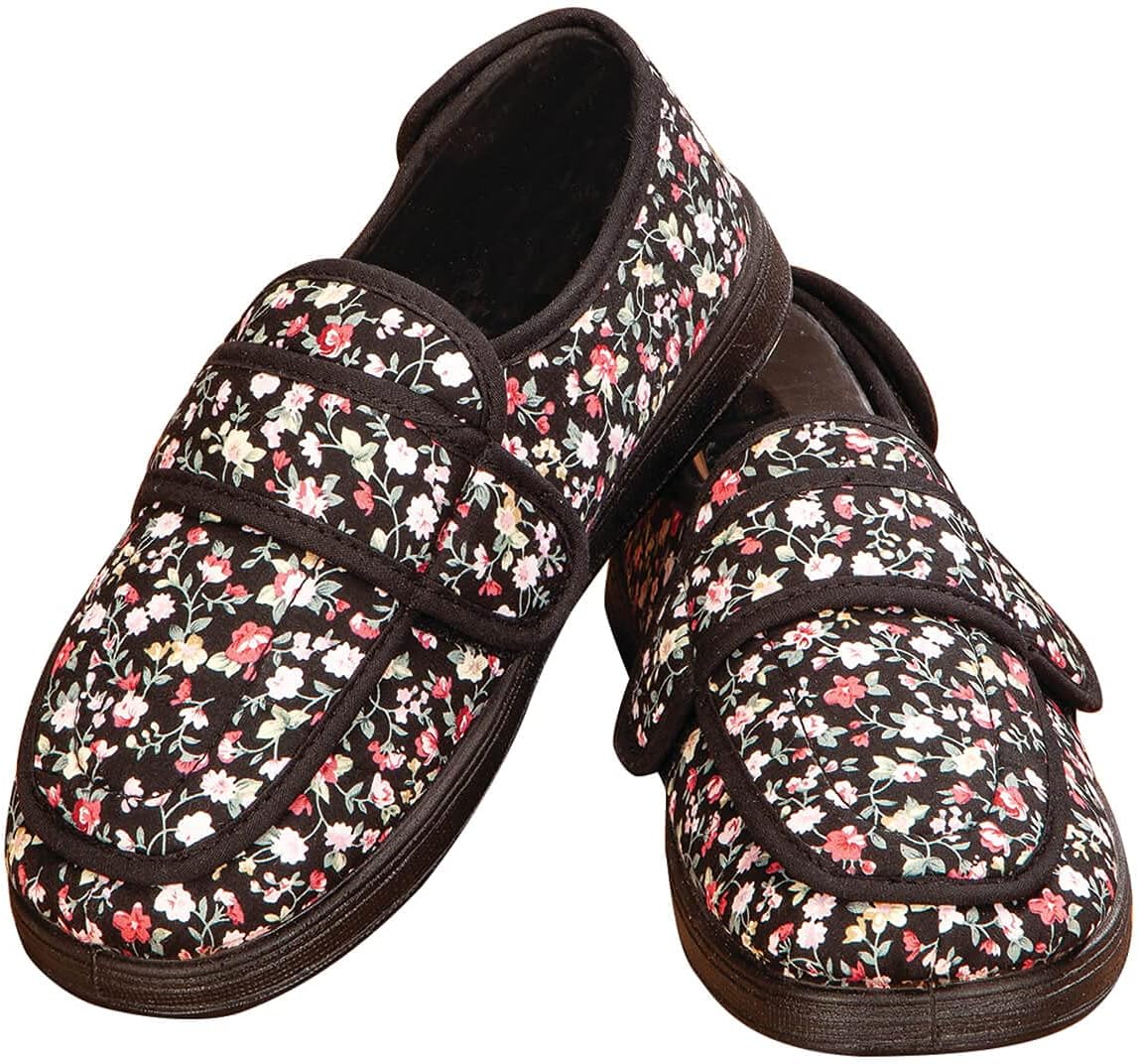 Fox Valley Traders Silver Steps Регулируемые тапочки при отеках, Floral
Fox Valley Traders Silver Steps Регулируемые тапочки при отеках, Floral