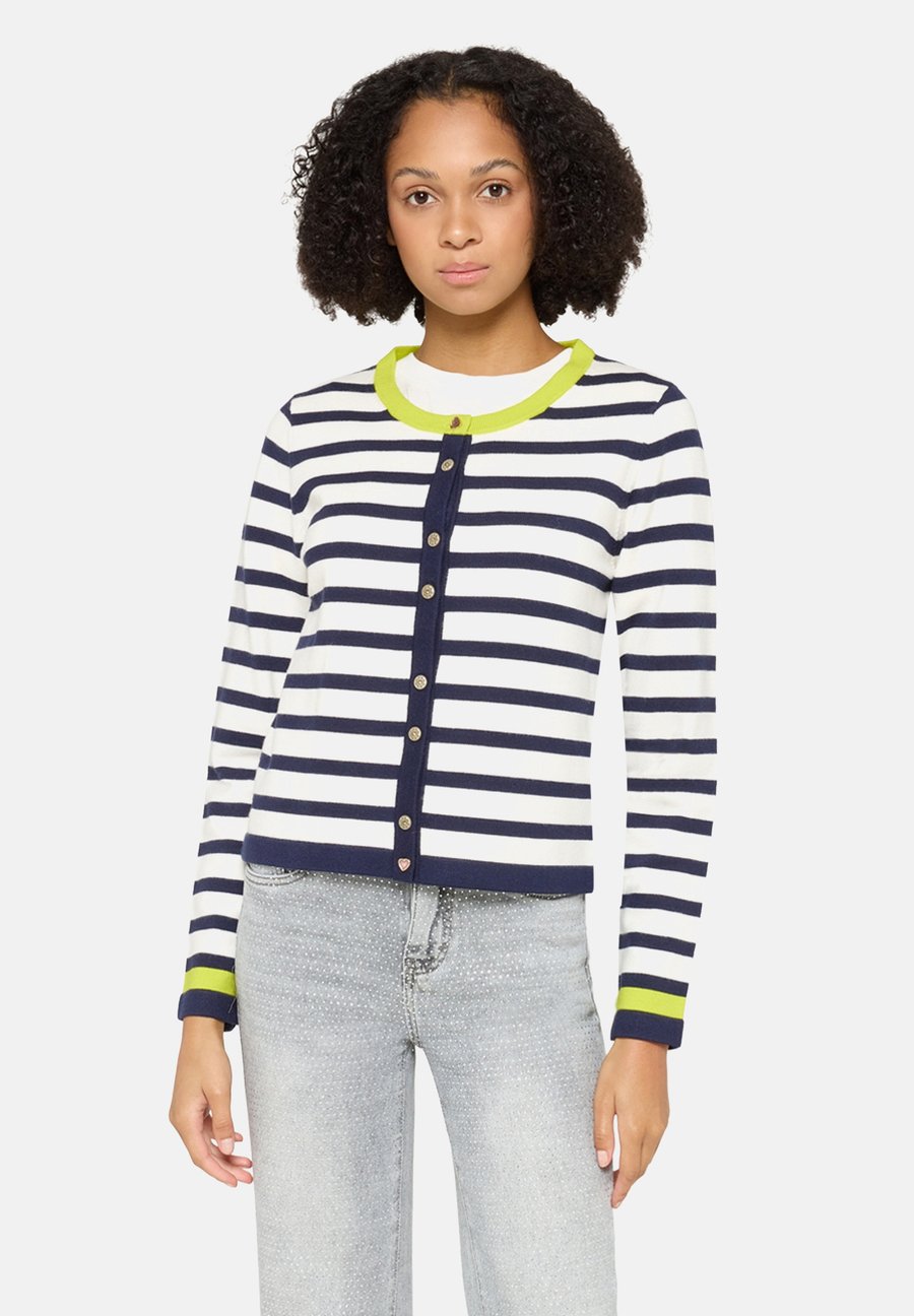 Кардиган Cartoon MIT RUNDHALSAUSSCHNITT, Blau Weiß/Dark Blue
Кардиган Cartoon MIT RUNDHALSAUSSCHNITT, Blau Weiß/Dark Blue