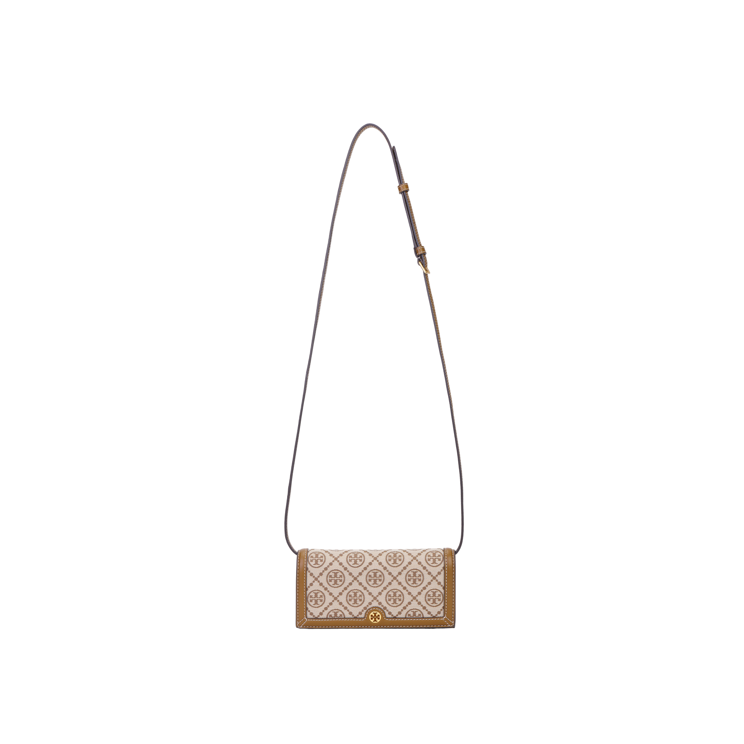TORY BURCH Кожаный монограммный наплечный поясной кошелек небольшого размера для женщин в лесном орехово-коричневом цвете
TORY BURCH Кожаный монограммный наплечный поясной кошелек небольшого размера для женщин в лесном орехово-коричневом цвете