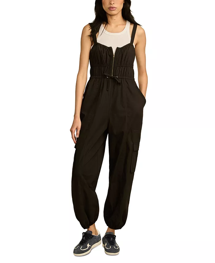 Женский хлопковый комбинезон без рукавов Utility Lucky Brand, черный
Женский хлопковый комбинезон без рукавов Utility Lucky Brand, черный